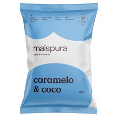 Pipoca Caramelo e Coco MAIS PURA 100g 