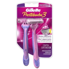 Aparelho Prestobarba 3 Lâminas Feminino GILLETTE 2 Unids 