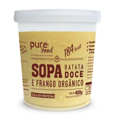 Sopa de Batata Doce com Frango PURE FOODS 400g