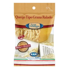 Queijo Tipo Gran Formaggio Ralado Fresco RAR 100g