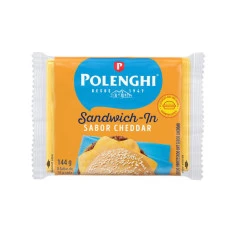 QJ SANDWICH IN CHEDDAR 144G POLENGH