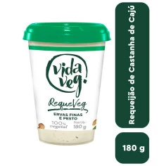 Requeijão Cremoso de Castanha de Caju com Ervas Finas e Pesto VIDA VEG 180g