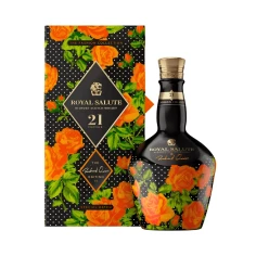 Whisky 21 Anos Edição Richard Quinn Versão Orange Rose ROYAL SALUTE 700ml