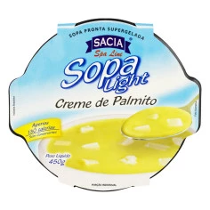 Sopa Light Creme de Palmito SACIA 450g