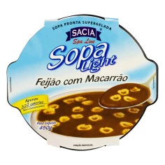 Sopa Light Feijão com Macarrão SACIA 450g