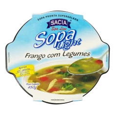 Sopa Light Frango com Legumes SACIA 450g