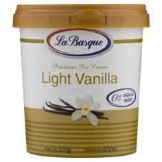 Sorvete Vanilla Light LA BASQUE 500ml