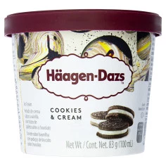Sorvete Cookies & Cream HÄAGEN-DAZS 100ml
