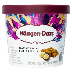Sorvete Macadamia Nut Brittle HÄAGEN-DAZS 100ml