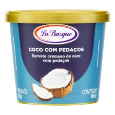 Sorvete Coco com Pedaços LA BASQUE 140ml
