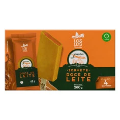 Caixa de Picolé Doce de Leite Aviação LOS LOS 260g