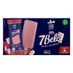 PICOLE LOS LOS PALETA SETE BELO 4 UN 260G