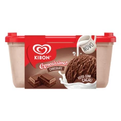 Sorvete Chocolate Cremosíssimo KIBON 1,5L