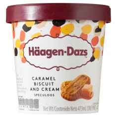 Sorvete Caramel, Biscuit & Cream Speculoos HÄAGEN-DAZS 473ml
