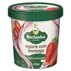 SORV ROCHINHA IOGURTE C/ MORANGO 470 ML