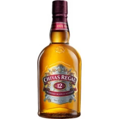 Whisky 12 anos Chivas Regal 750ml 