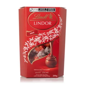 Bombom de Chocolate ao Leite Lindor LINDT 200g