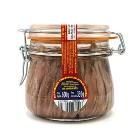 Filé de Biqueirão Anchovado em Óleo de Girassol FLOTT 600g