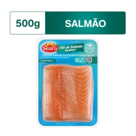 Lombo Salmão com pele SEARA 500g