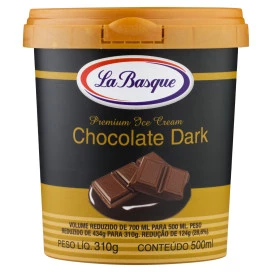 Sorvete Chocolate Dark LA BASQUE 500ml