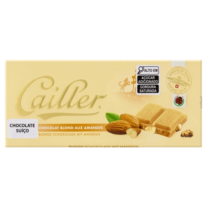 Chocolate suíço Blonde Au Laint Aux Amandes CAILLER