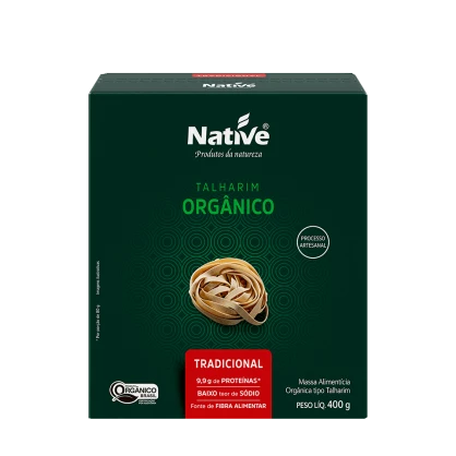Macarrão Talharim Orgânico NATIVE 400g 