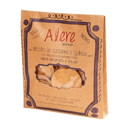 Biscoito de Castanha e Quinoa Defumado ALERE 70g